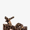 Penelope Chilvers Heeled Shoes | Sandals*Azalea Leopard Velvet Sandal