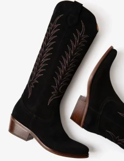 BOY Penelope Chilvers Heeled Boots | Cowboy Boots*Blanca Suede Embroidered Boot