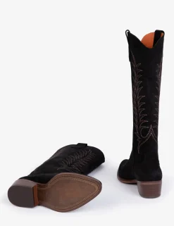 BOY Penelope Chilvers Heeled Boots | Cowboy Boots*Blanca Suede Embroidered Boot
