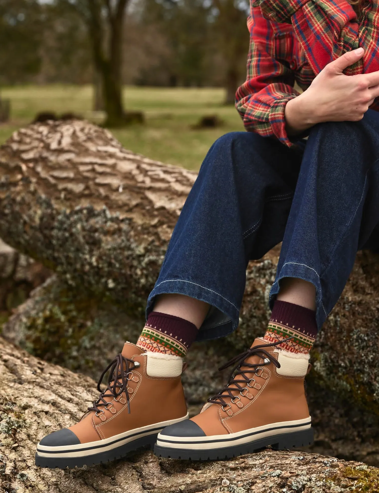 Penelope Chilvers Winter Boots | Wool & Shearling*Brae Leather Boot