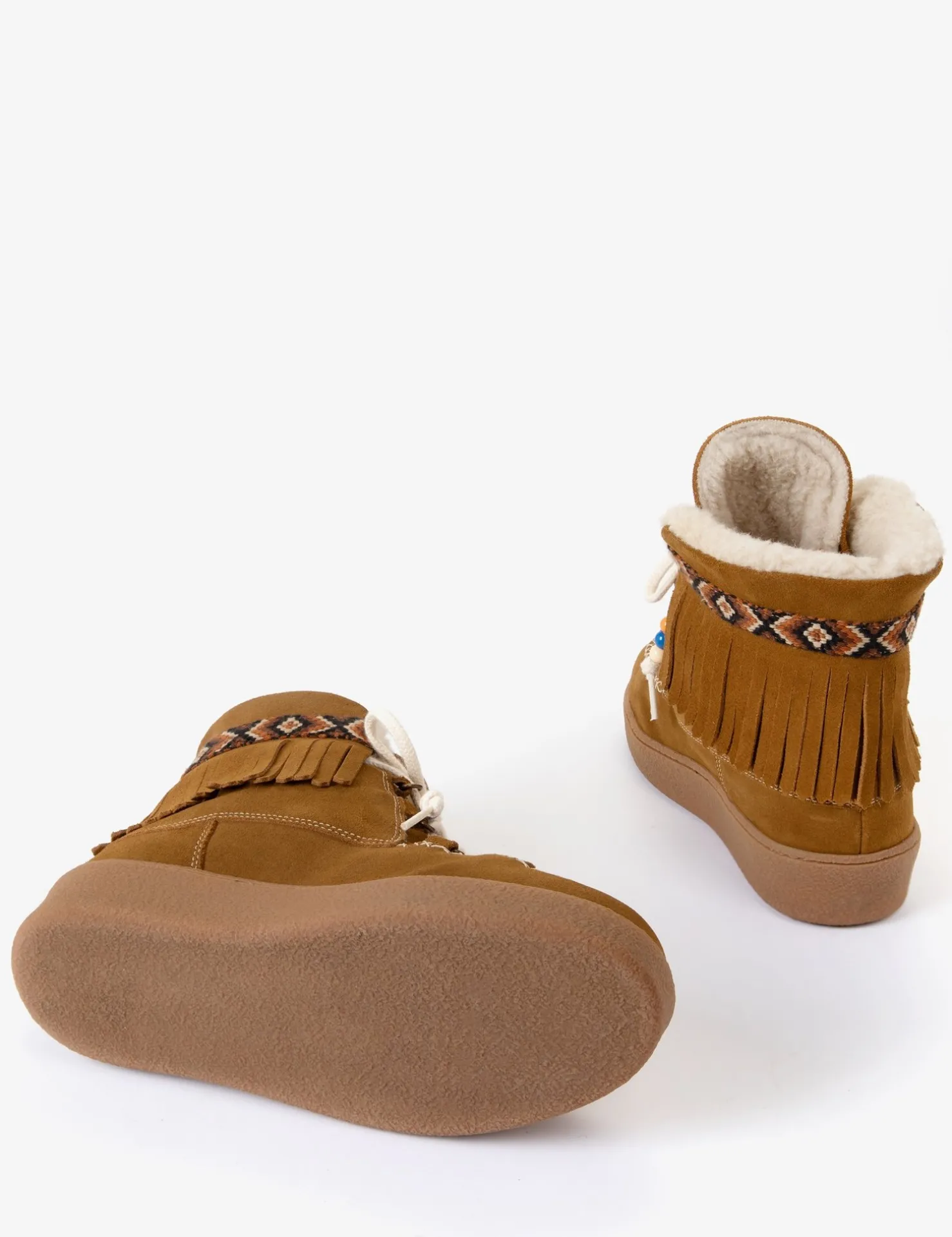 Penelope Chilvers Winter Boots | Wool & Shearling*Cabin Suede Wool-Lined Boot