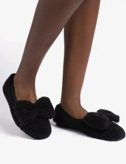 Penelope Chilvers Slippers*Celeste Shearling Bow Slipper