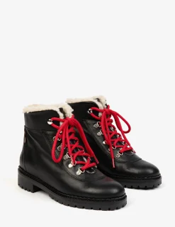 Penelope Chilvers Winter Boots | Lace Up Boots*Cortina Leather Shearling Boot