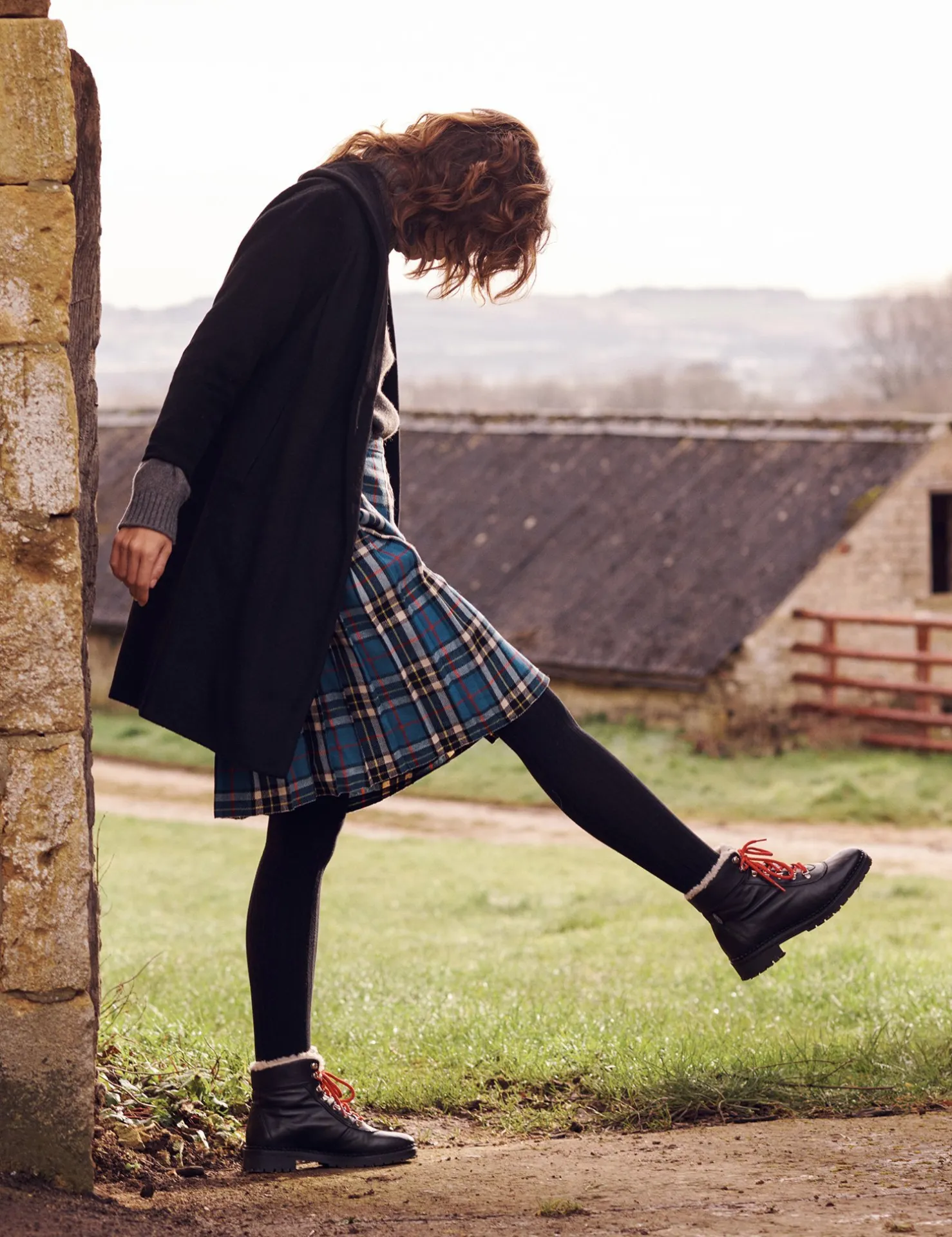 Penelope Chilvers Winter Boots | Lace Up Boots*Cortina Leather Shearling Boot