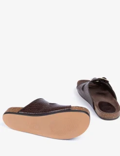 Penelope Chilvers Slides | Sandals*Faro Pool Slide (Bahamas Moc-Croc Pool Slide)