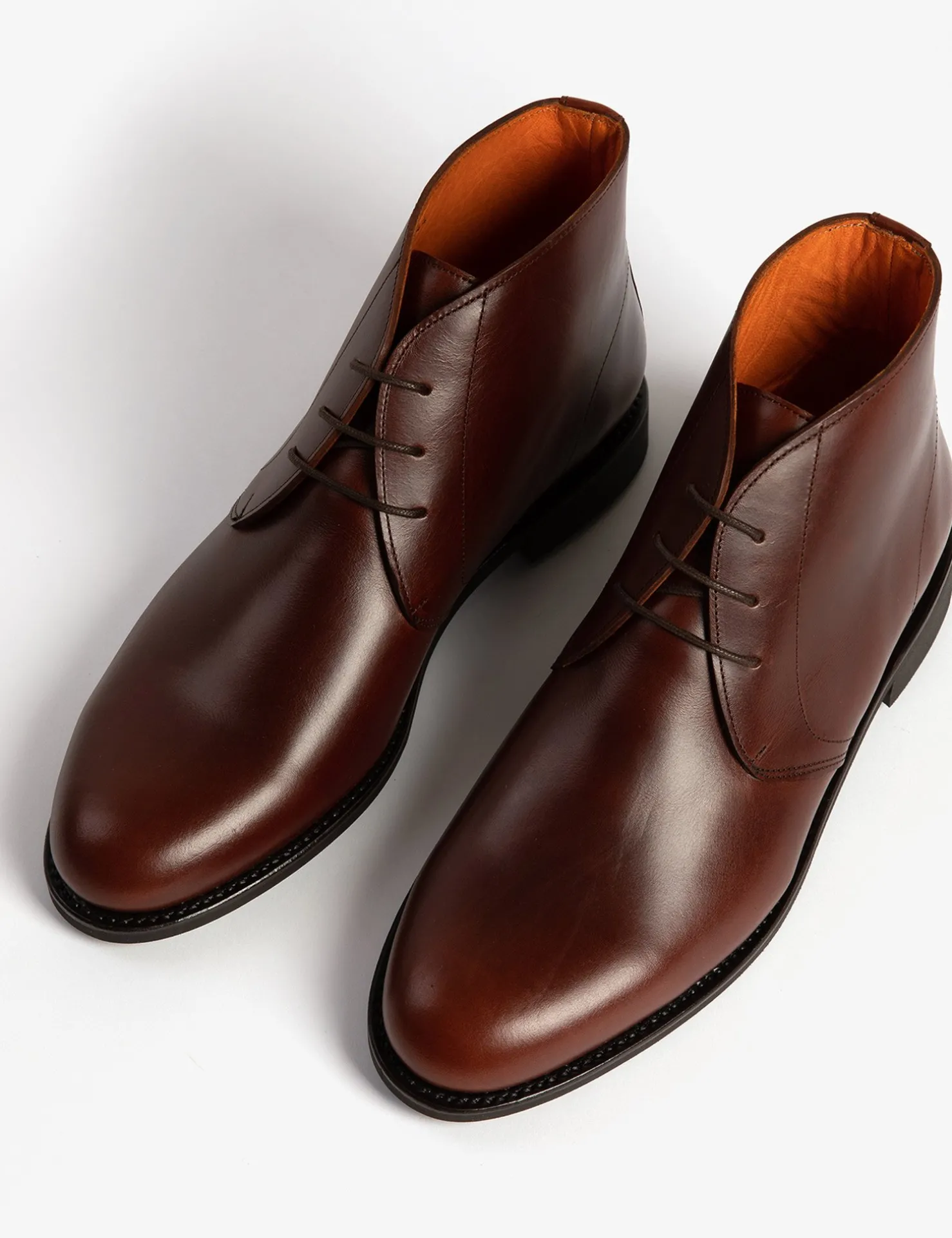 Penelope Chilvers Mens*Flint Wood Leather Chukka Boot