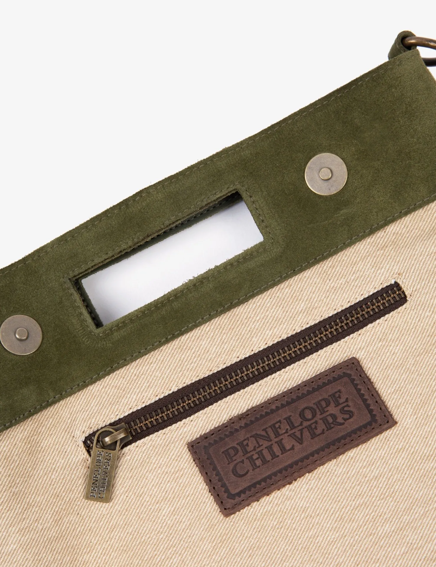 Penelope Chilvers Bags*Fringe Handy Suede Bag