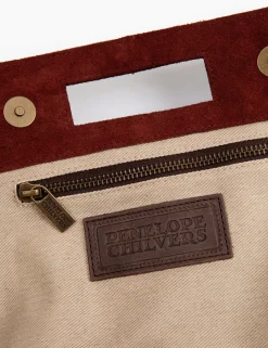 Penelope Chilvers Bags*Fringe Handy Suede Bag