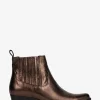 Penelope Chilvers Ankle Boots*Frontier Metallic Leather Boot