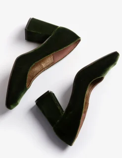 Penelope Chilvers Heeled Shoes*Gamine Velvet Shoe