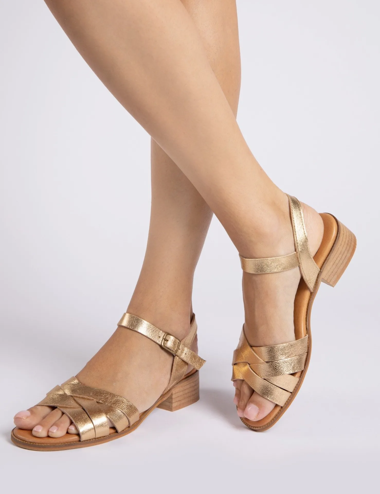 Penelope Chilvers Heeled Shoes | Sandals*Heeled Shepherdess Leather Sandal