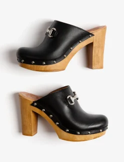 Penelope Chilvers Clogs | Heeled Shoes*High Horsebit Leather Clog