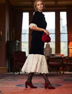 Penelope Chilvers Mary Janes | Heeled Shoes*High Mary Jane Velvet Shoe