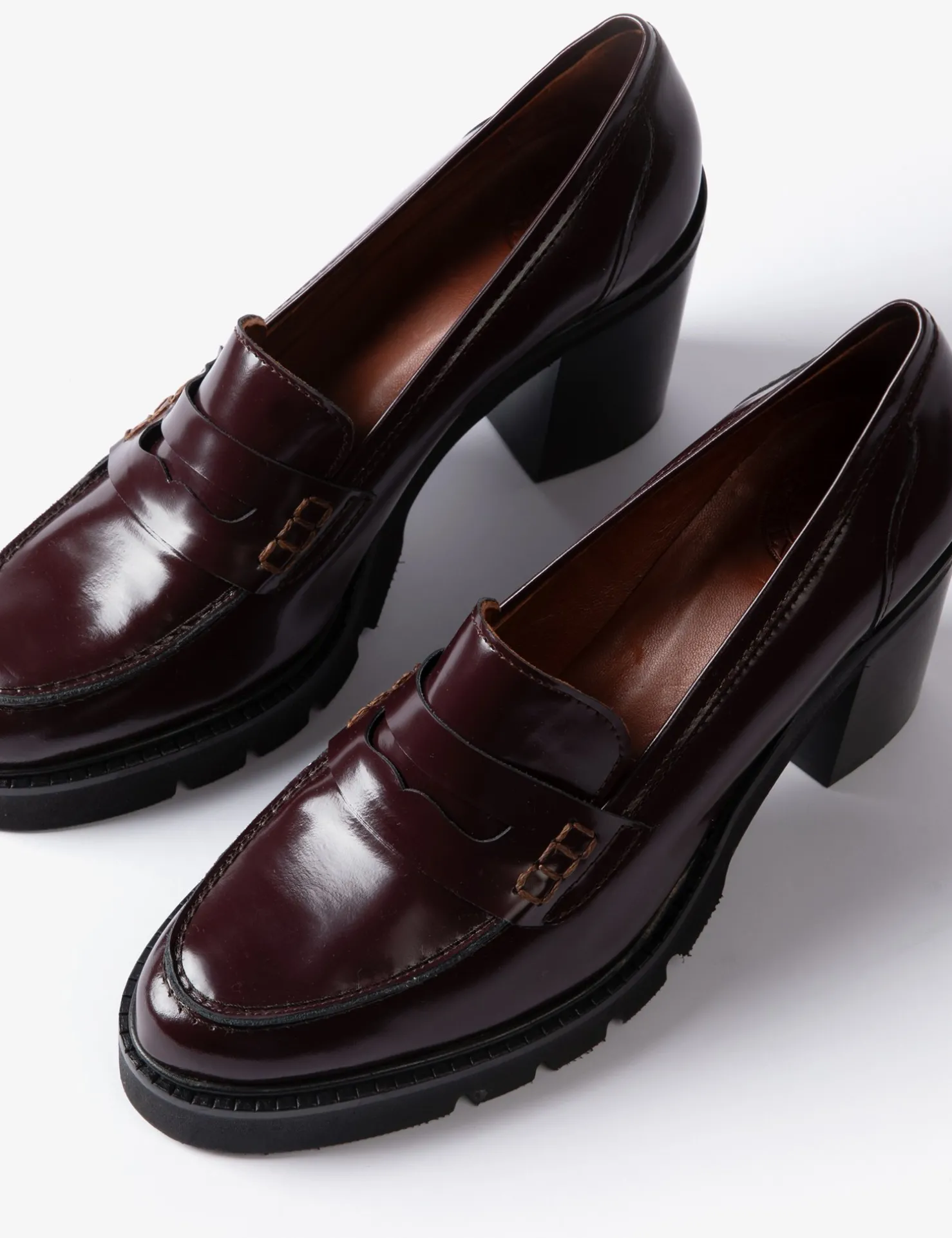 Penelope Chilvers Loafers | Heeled Shoes*High Stirling Leather Loafer