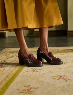 Penelope Chilvers Loafers | Heeled Shoes*High Stirling Leather Loafer