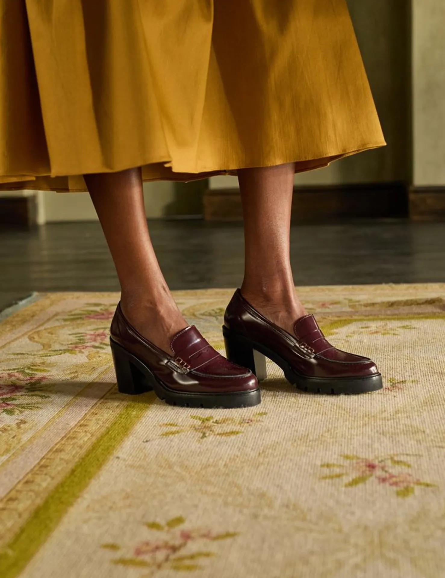 Penelope Chilvers Loafers | Heeled Shoes*High Stirling Leather Loafer