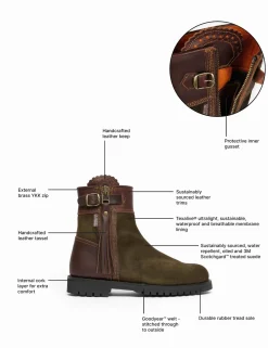 Penelope Chilvers Winter Boots | Goodyear Welt Boots*Inclement Cropped Tassel Boot