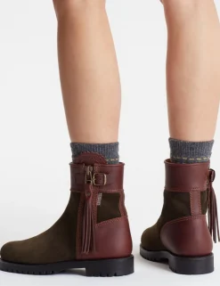 Penelope Chilvers Winter Boots | Goodyear Welt Boots*Inclement Cropped Tassel Boot