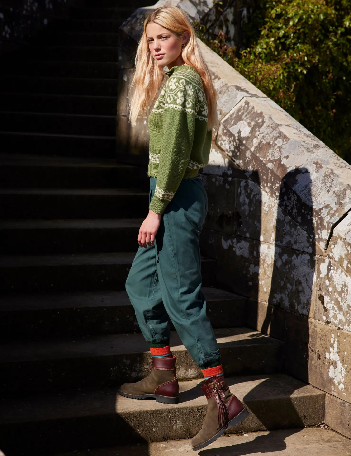 Penelope Chilvers Winter Boots | Goodyear Welt Boots*Inclement Cropped Tassel Boot