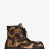 Penelope Chilvers Winter Boots | Lace Up Boots*Incredible Tortoiseshell Shearling-Lined Boot