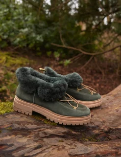Penelope Chilvers Winter Boots | Wool & Shearling*Lomond Suede Shearling-Lined Boot
