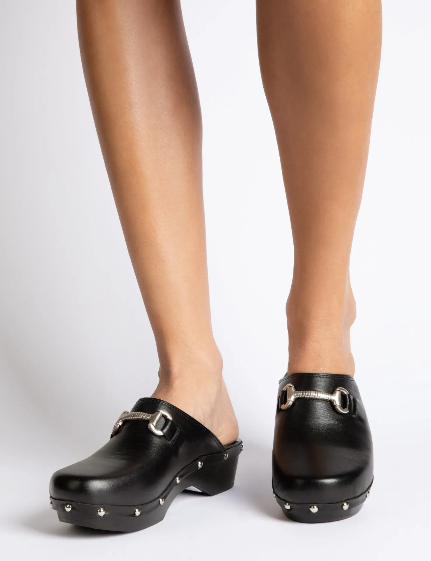 Penelope Chilvers Clogs*Low Horsebit Leather Clog