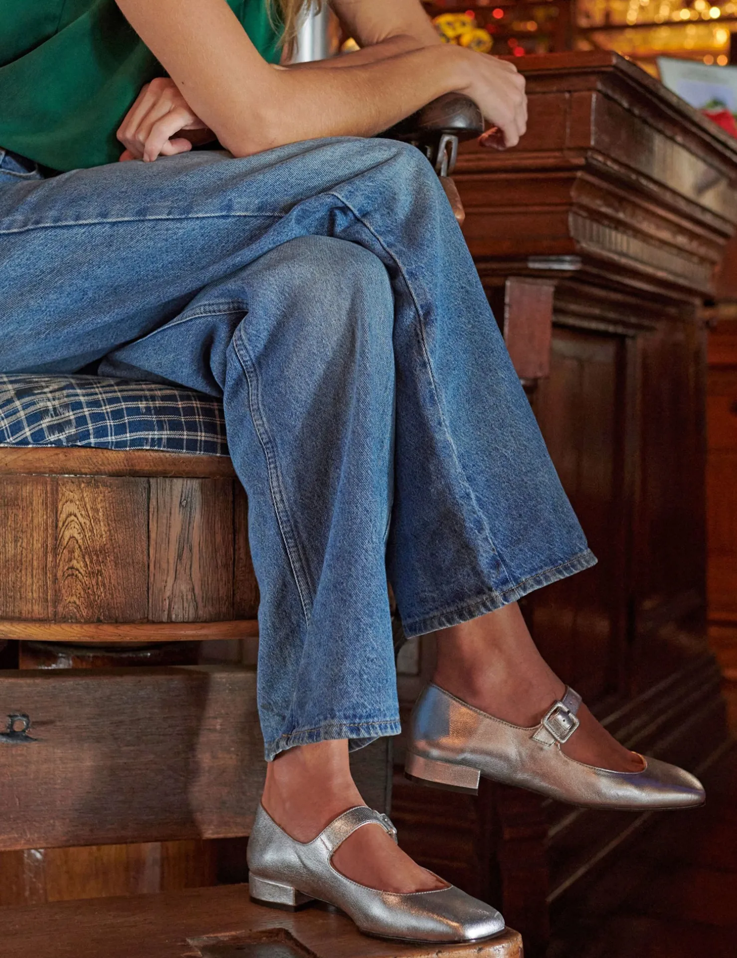 Penelope Chilvers Heeled Shoes | Mary Janes*Low Mary Jane Leather Shoe