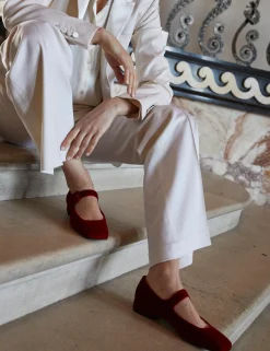 Penelope Chilvers Mary Janes*Low Mary Jane Velvet Shoe