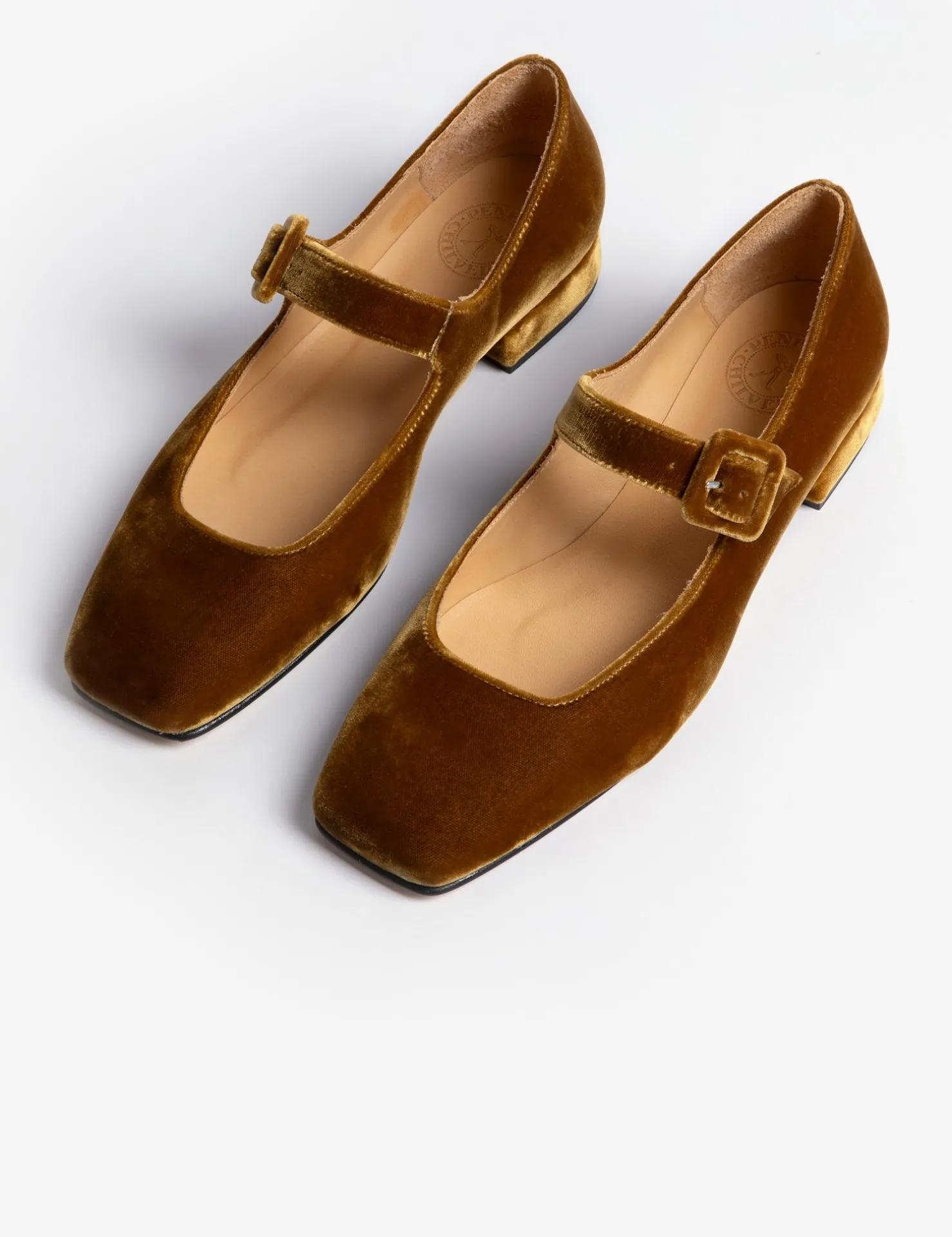 Penelope Chilvers Mary Janes*Low Mary Jane Velvet Shoe