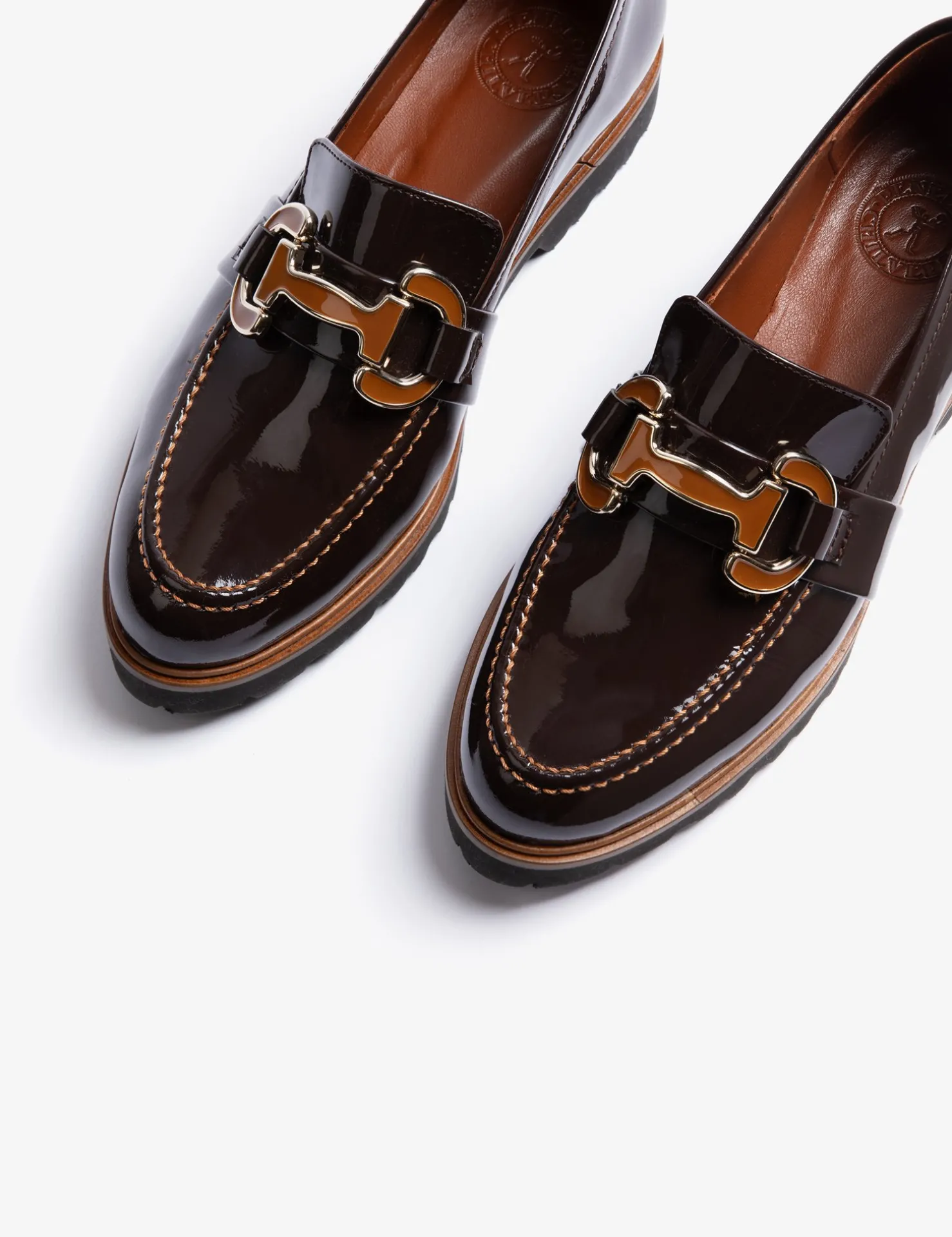 Penelope Chilvers Loafers*Low Monti Patent Loafer