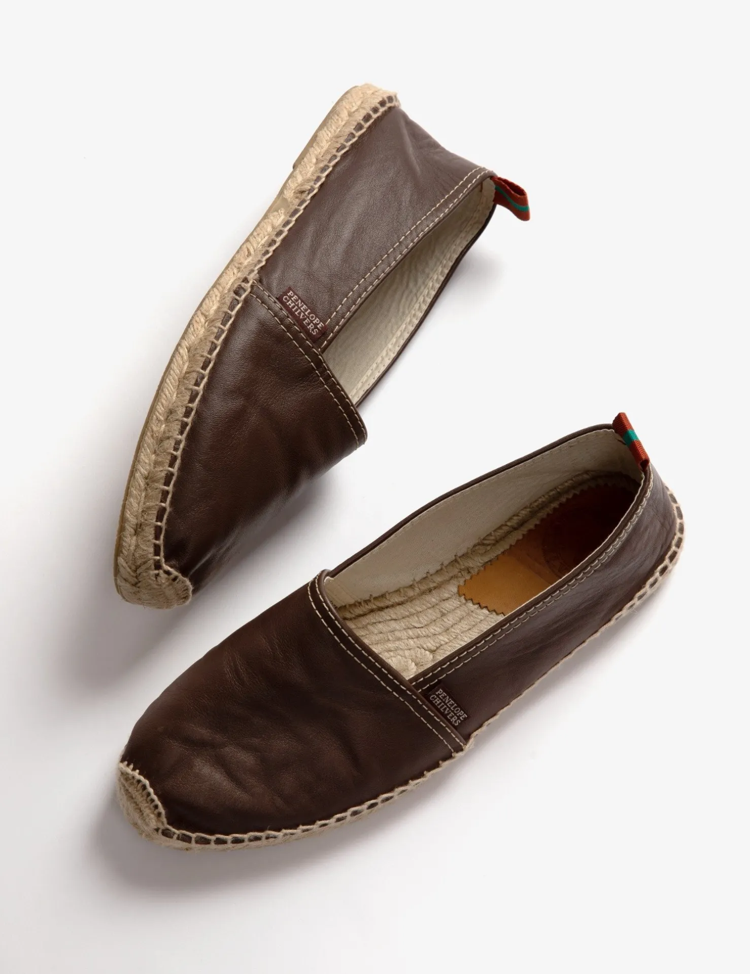 Penelope Chilvers Mens*Mens Flat Leather Espadrille