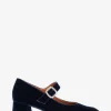 Penelope Chilvers Heeled Shoes | Mary Janes*Mid Mary Jane Diamante Velvet Shoe