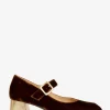 Penelope Chilvers Heeled Shoes | Mary Janes*Mid Mary Jane Velvet Shoe