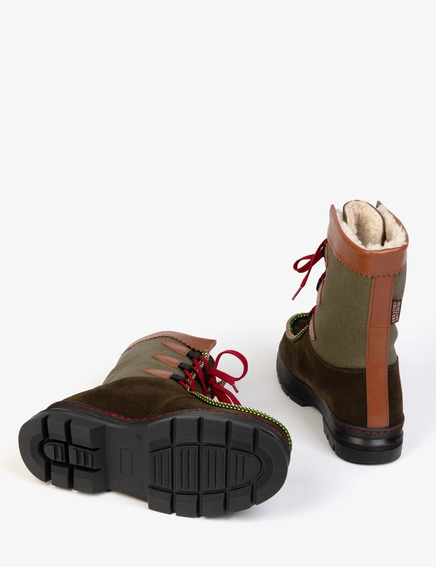 Penelope Chilvers Winter Boots | Lace Up Boots*Midcalf Intrepid Suede Shearling-Lined Boot