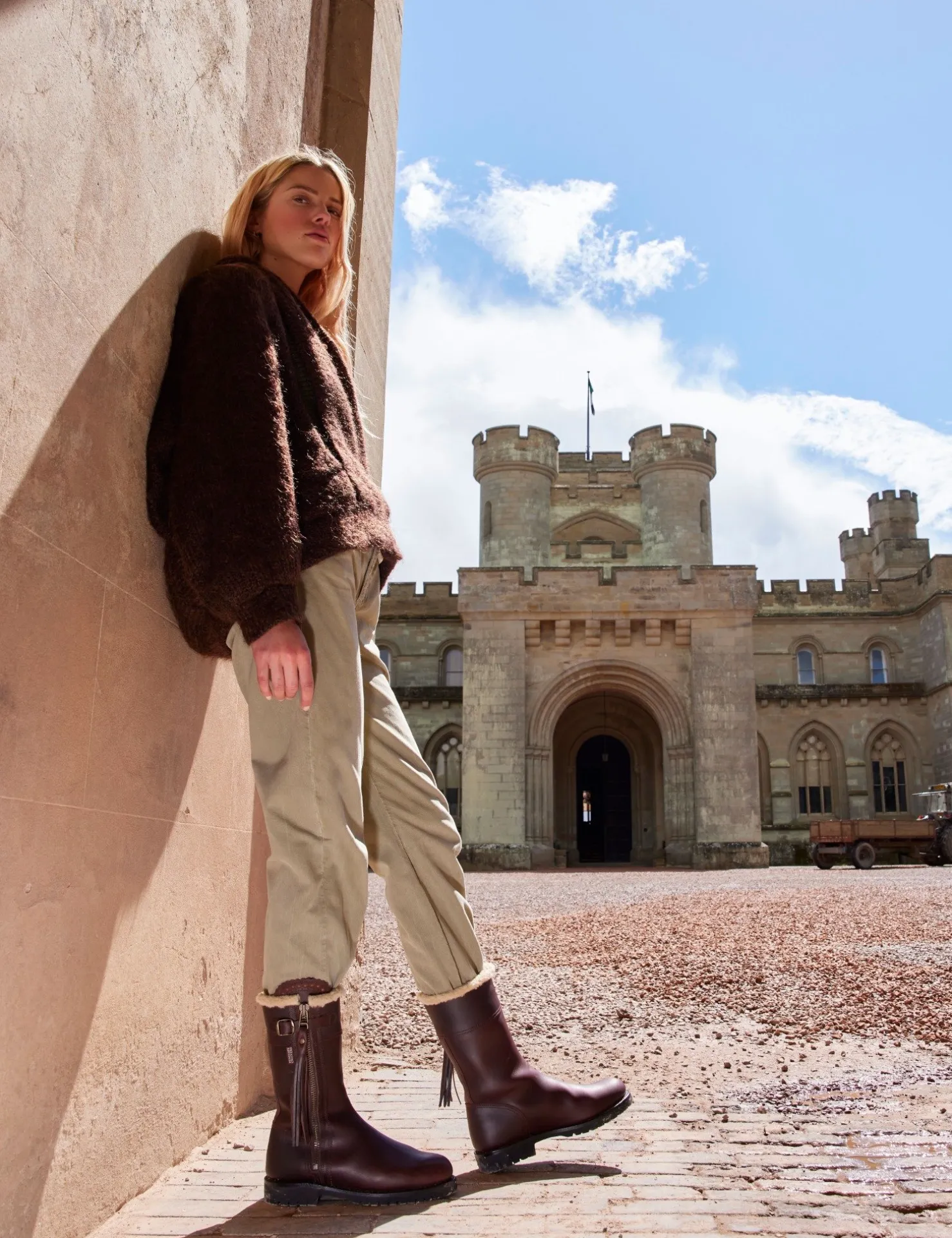 Penelope Chilvers Winter Boots | Wool & Shearling*Midcalf Lined Tassel Boot