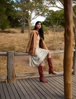 Penelope Chilvers Long Boots*Navette Slouch Suede Boot