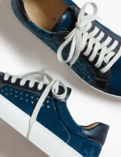 Penelope Chilvers Trainers*Paradise Velvet/Metallic Trainer