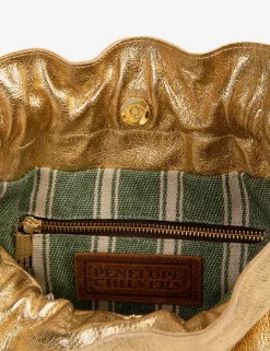 Penelope Chilvers Bags*Puffball Leather Clutch