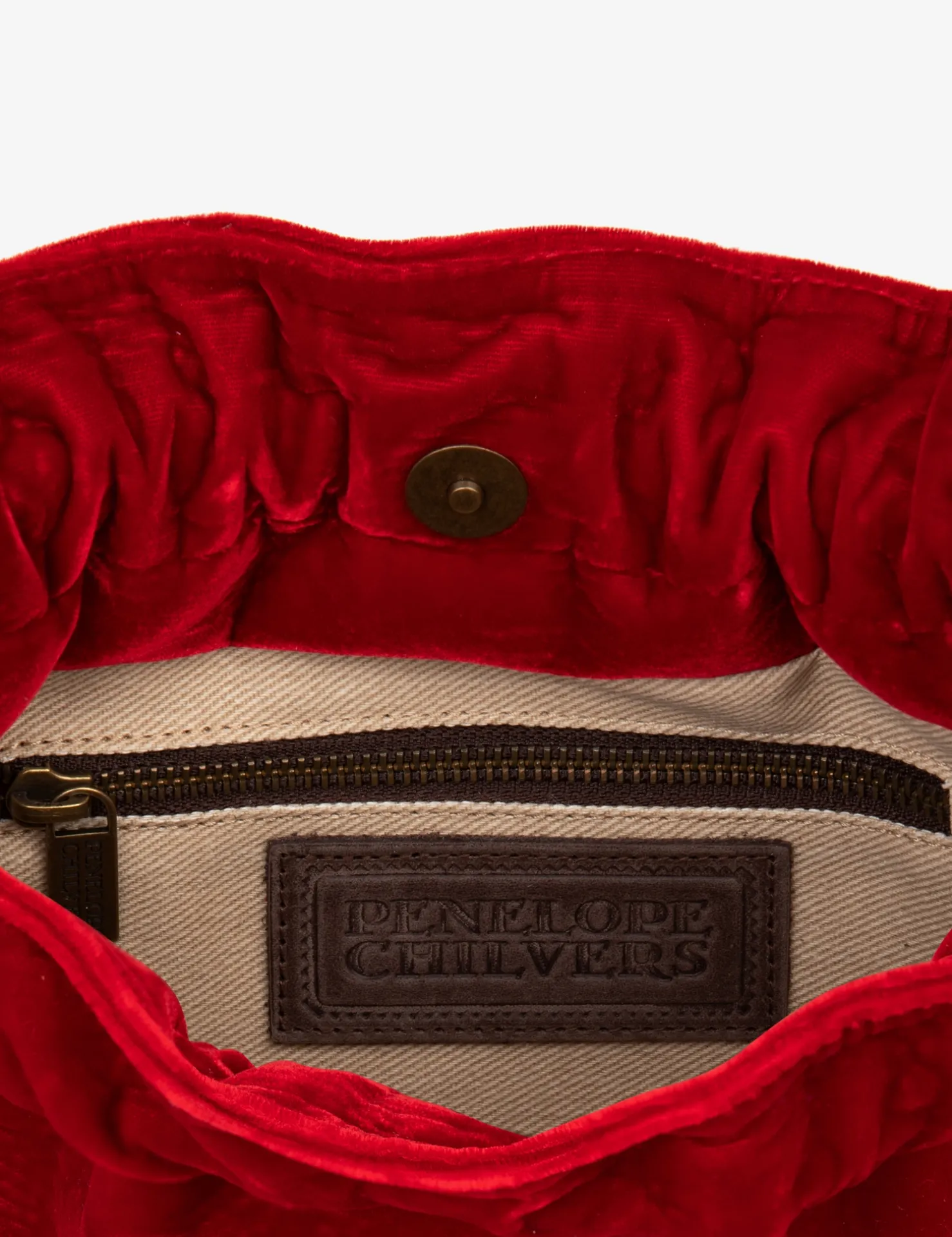 Penelope Chilvers Bags*Puffball Velvet Clutch