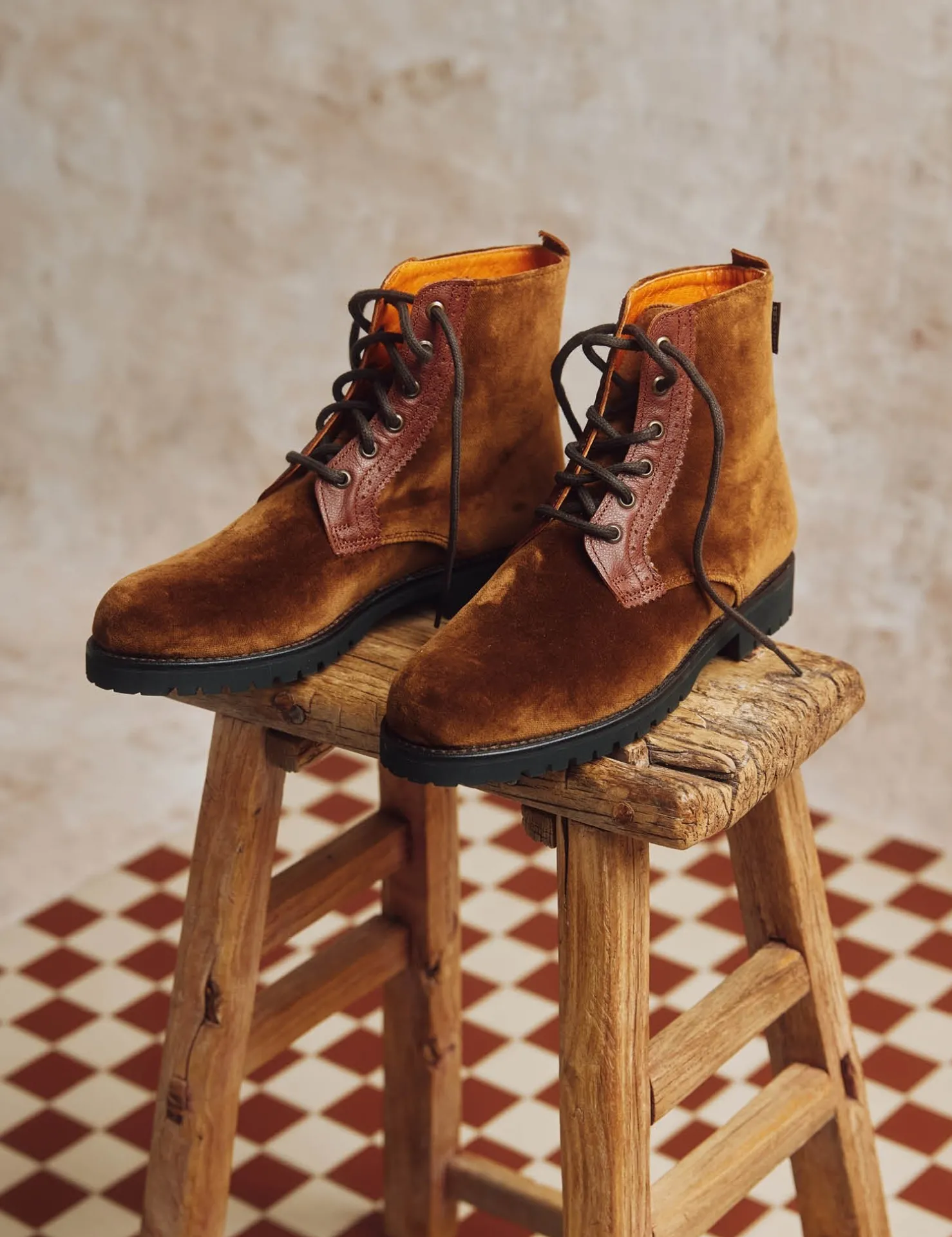 Penelope Chilvers Ankle Boots*Rodriguez Velvet Boot