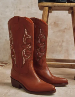 BOY Penelope Chilvers Heeled Boots | Cowboy Boots*Silvestre Stud Cowboy Boot