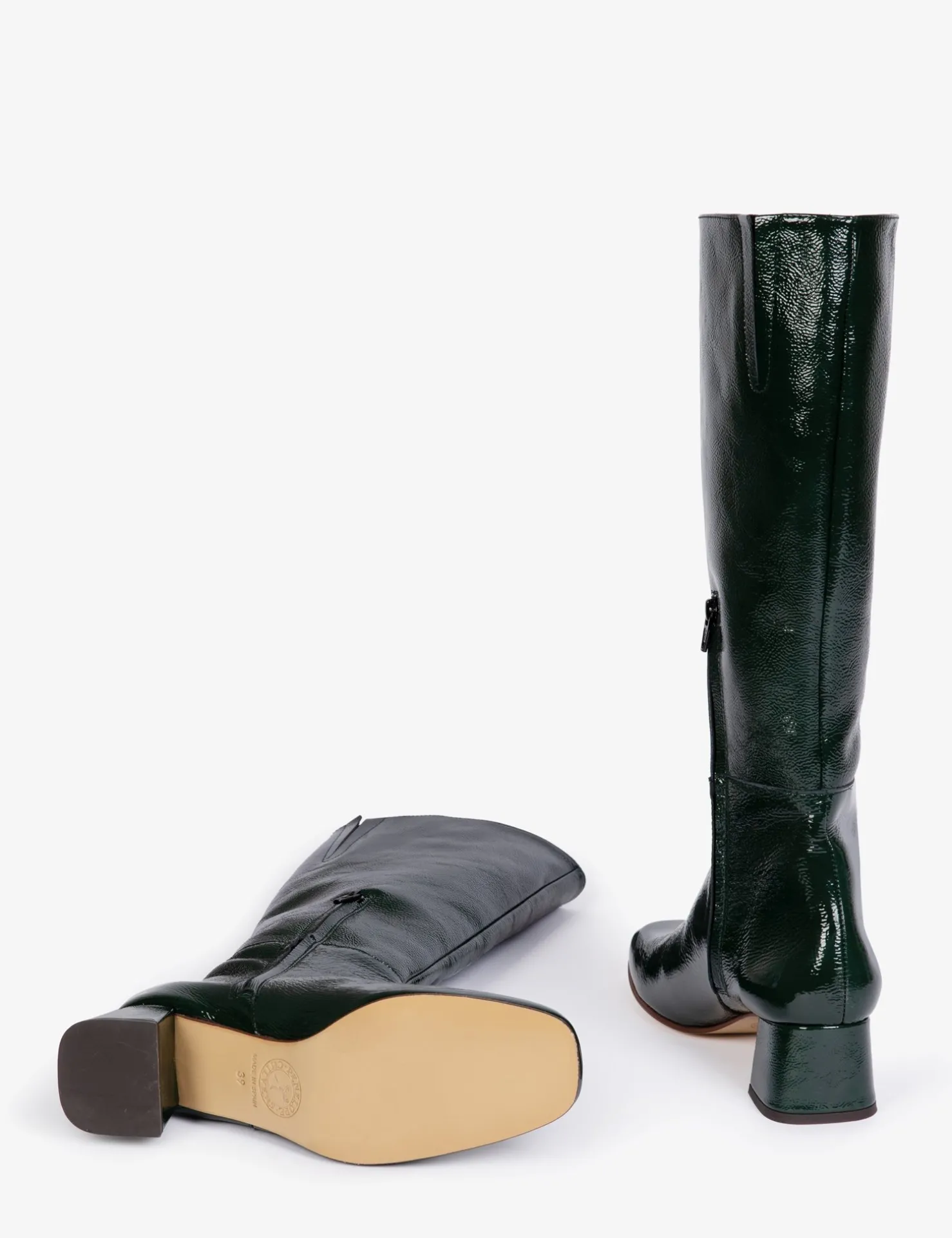 Penelope Chilvers Heeled Boots | Long Boots*Sinatra Patent Leather Boot