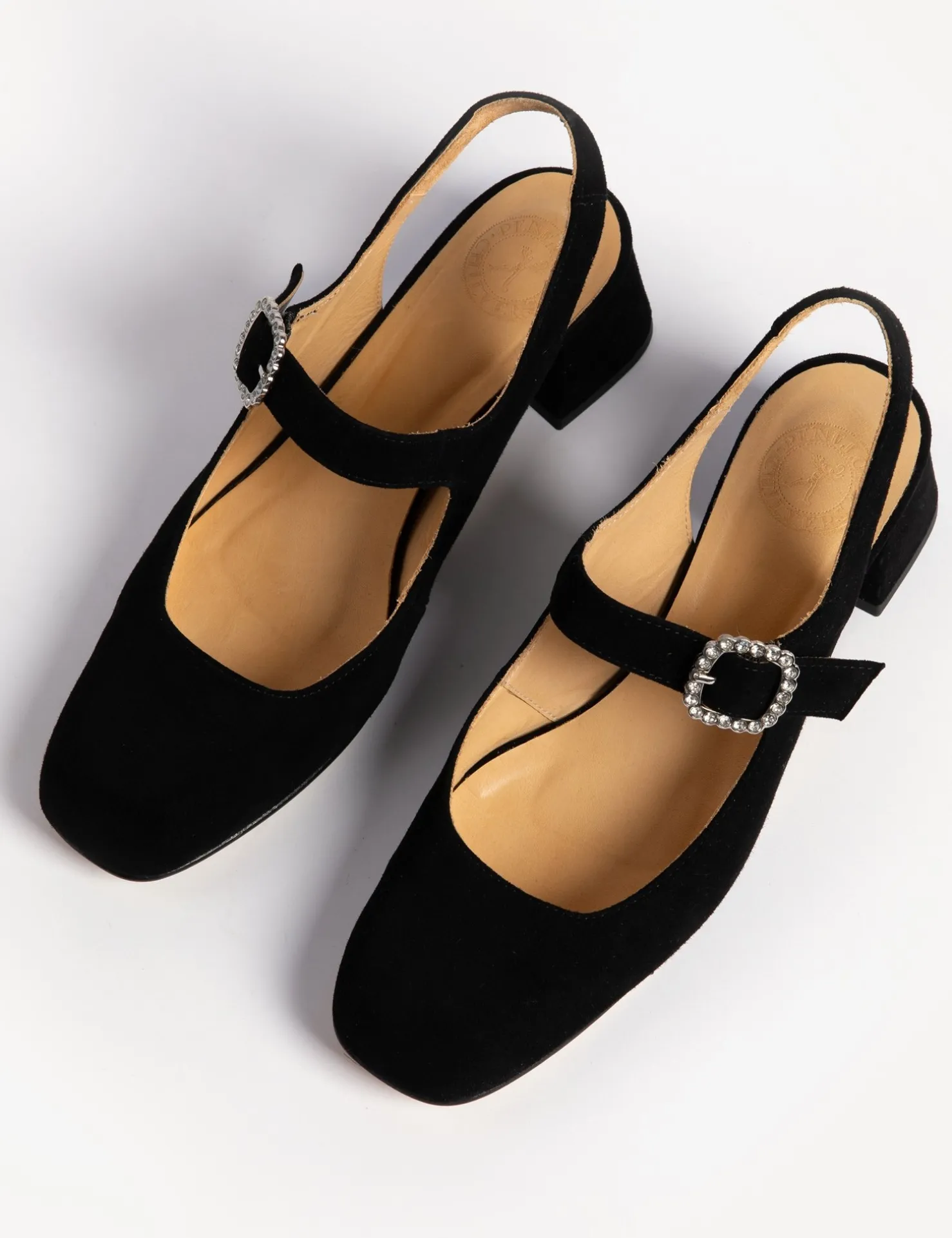 Penelope Chilvers Heeled Shoes*Tiffany Diamante Suede Slingback