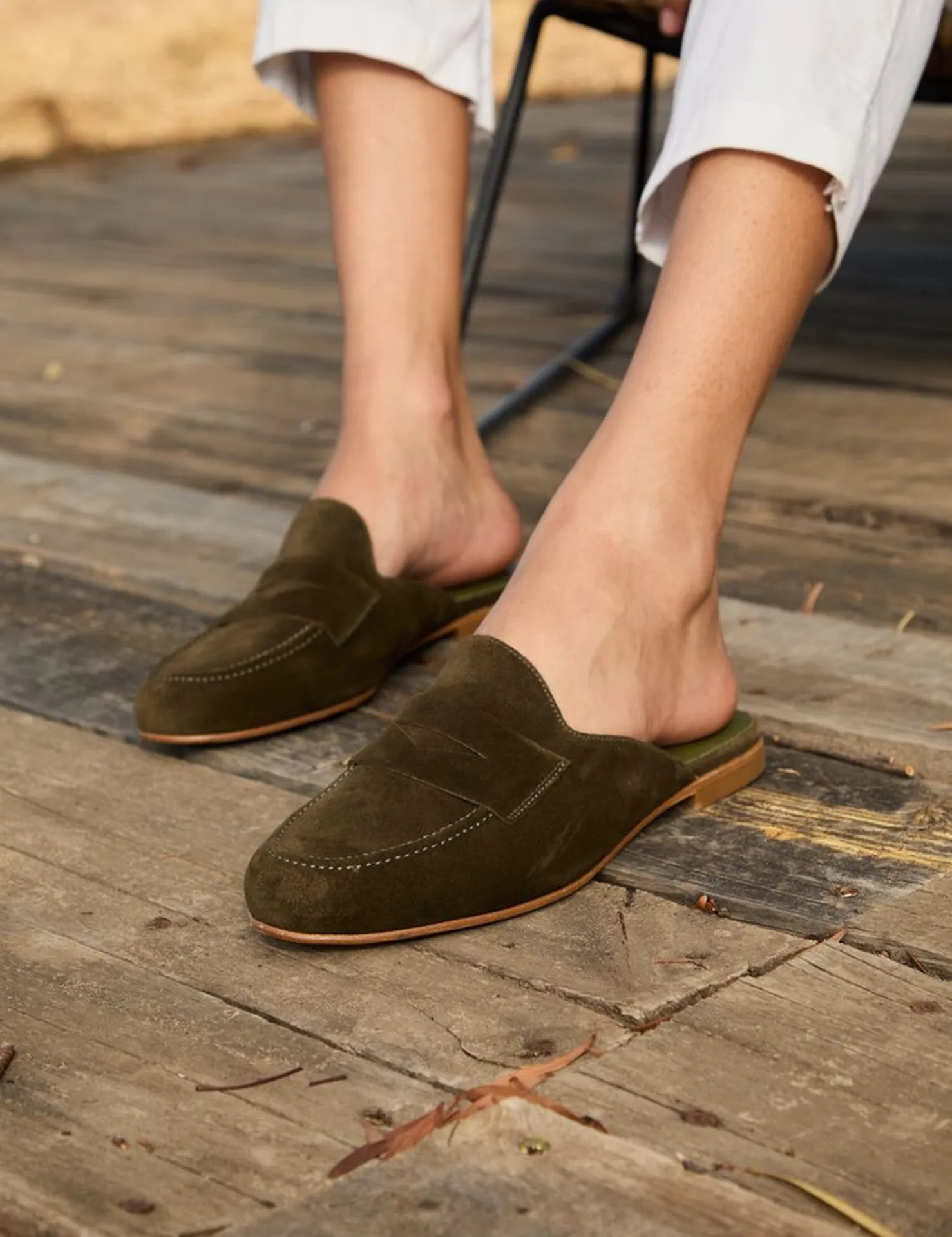 Penelope Chilvers Loafers*Valentina Suede Backless Loafer