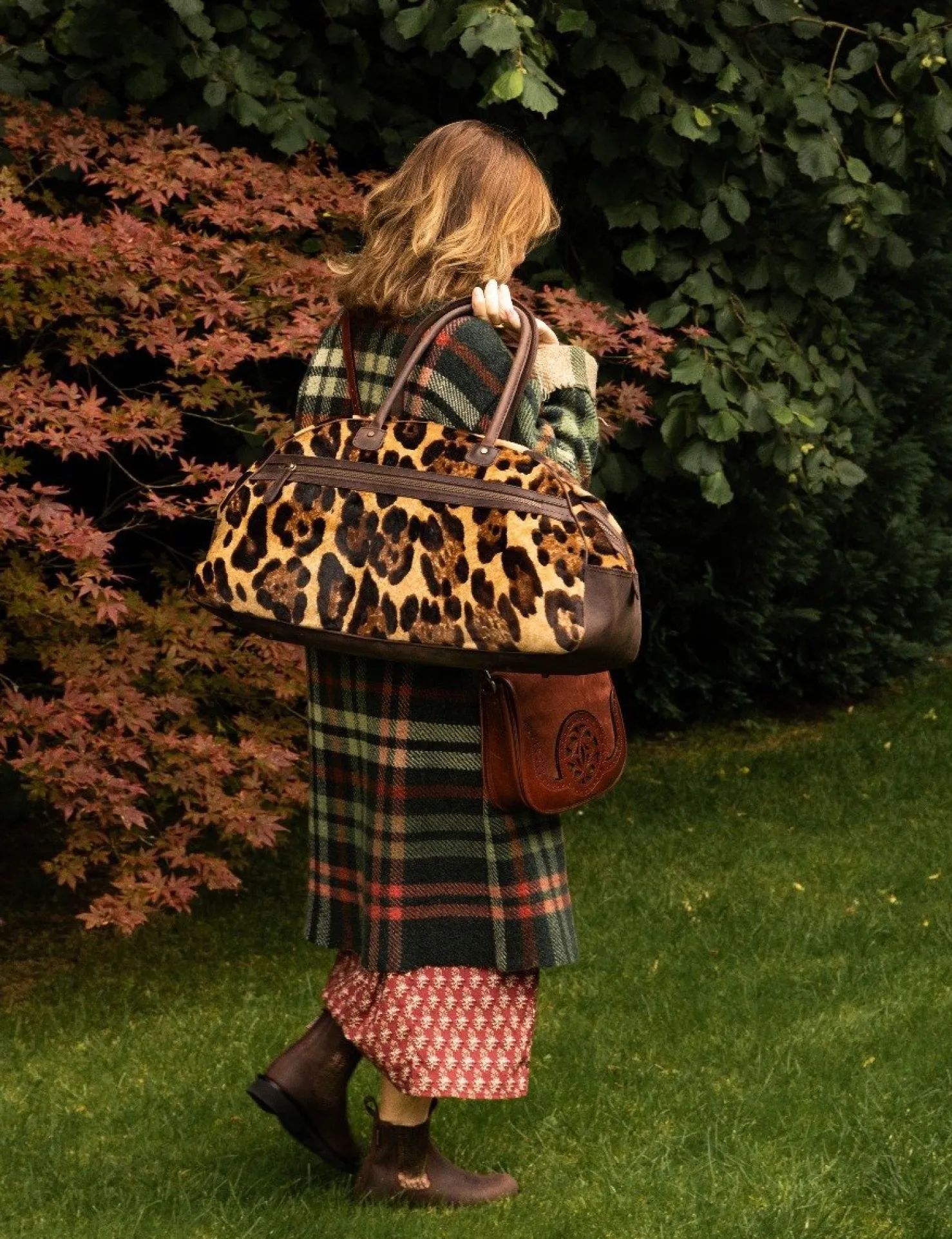 Penelope Chilvers Bags*Weekender Tortoiseshell Pony Bag